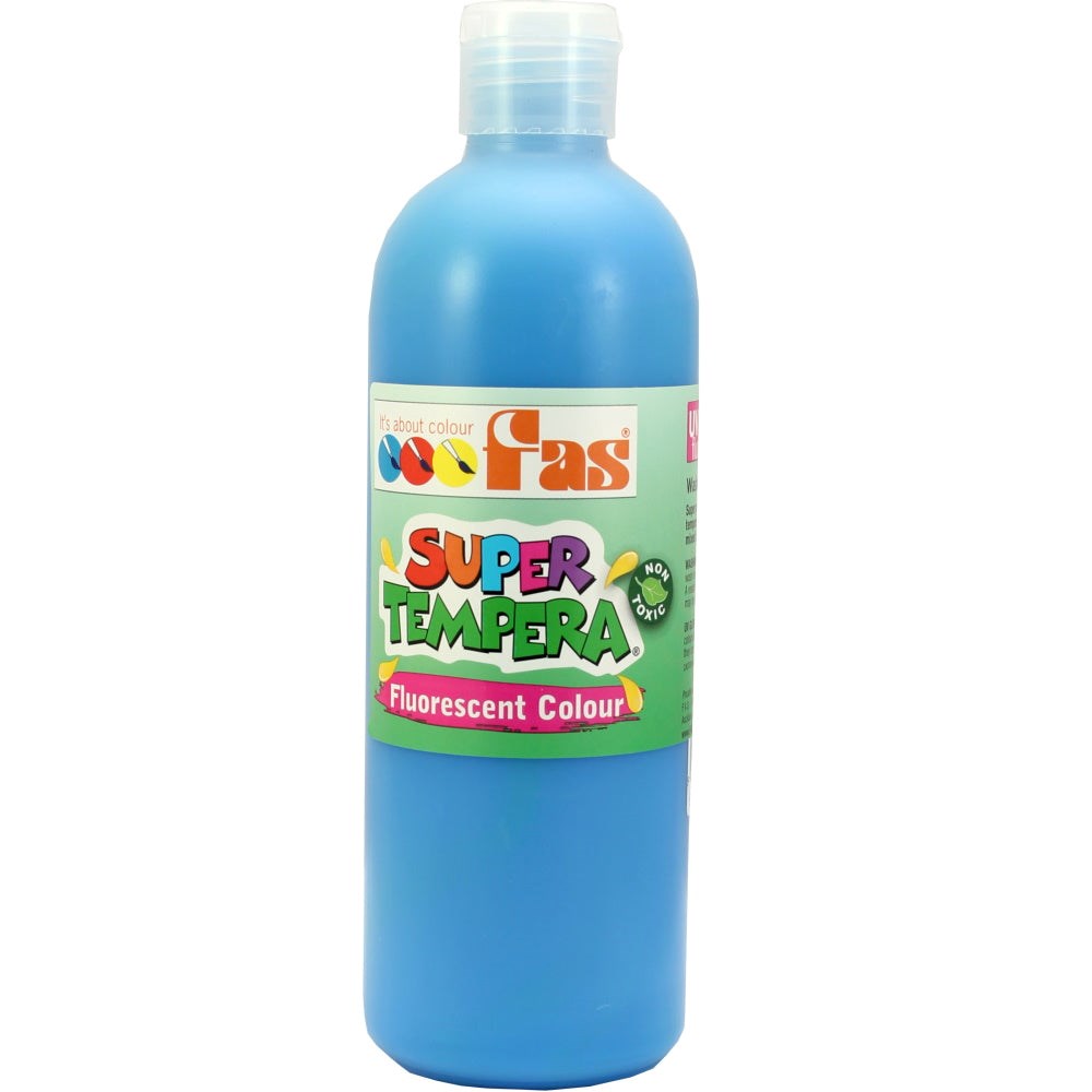 FAS Super Tempera Fluro Paint 500ml