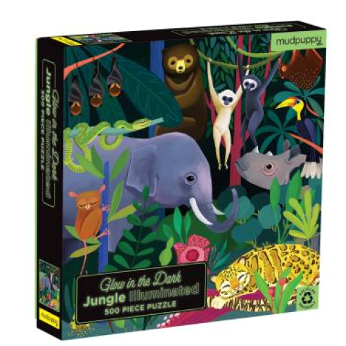 Mudpuppy Glow in the Dark 500 Piece Puzzle