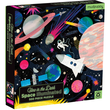 Load image into Gallery viewer, Mudpuppy Glow in the Dark 500 Piece Puzzle
