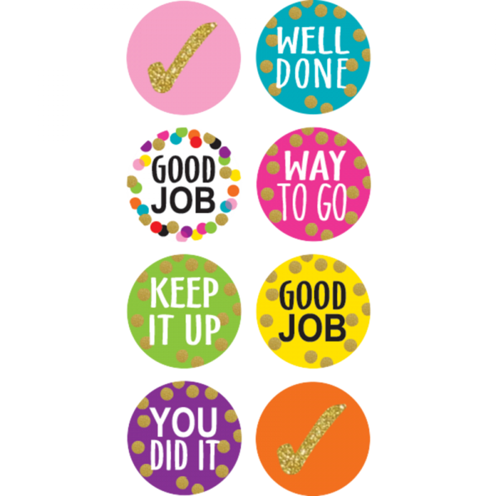 Confetti Spot Stickers