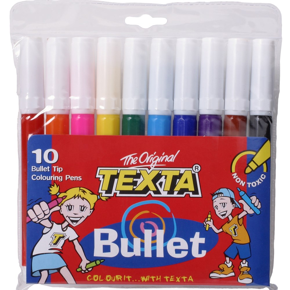 Texta Bullets Markers - Pack Of 10