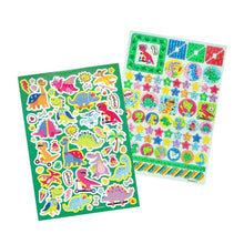Load image into Gallery viewer, Sticker Pad Sparkly Dino Land 250+ pc

