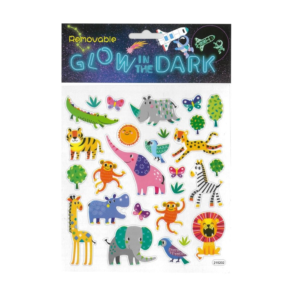 Stickers Glow in the Dark Animals