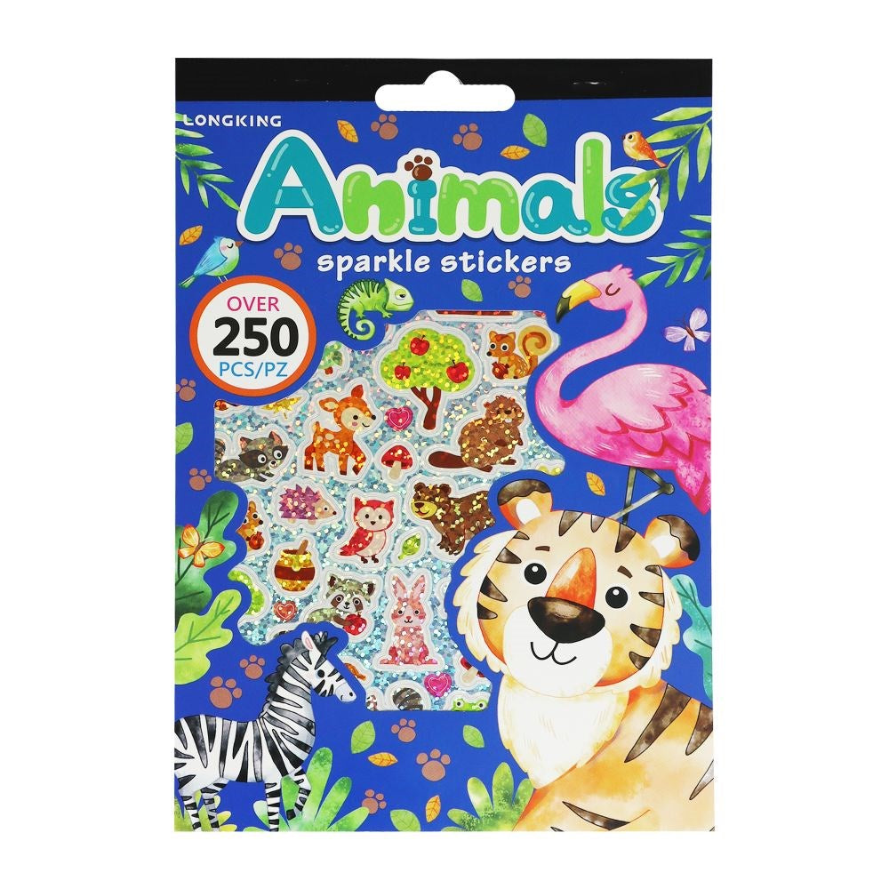 Sticker Pad Sparkly Animals