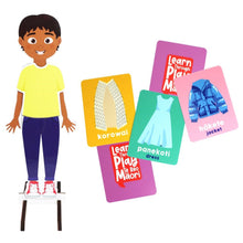 Load image into Gallery viewer, Kakahuria Dress Up Doll - Clothing in Te Reo
