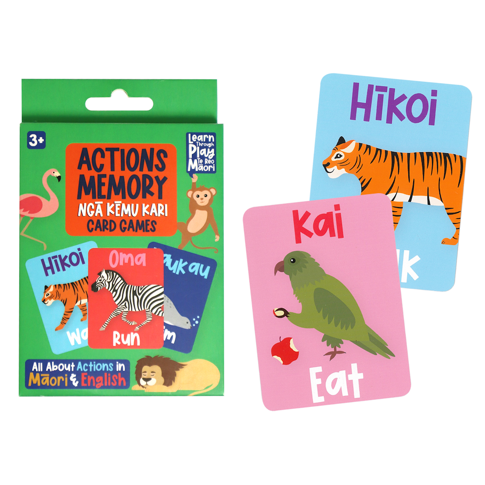 Actions Memory Te Reo Card Game