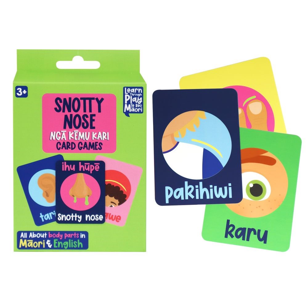 Snotty Nose Card Game Te Reo
