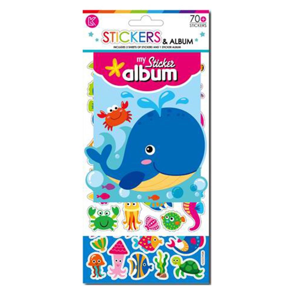 Sticker Album Sea Life