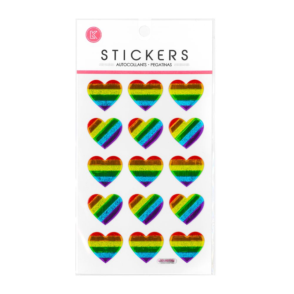 Stickers Rainbow Love Pop Up