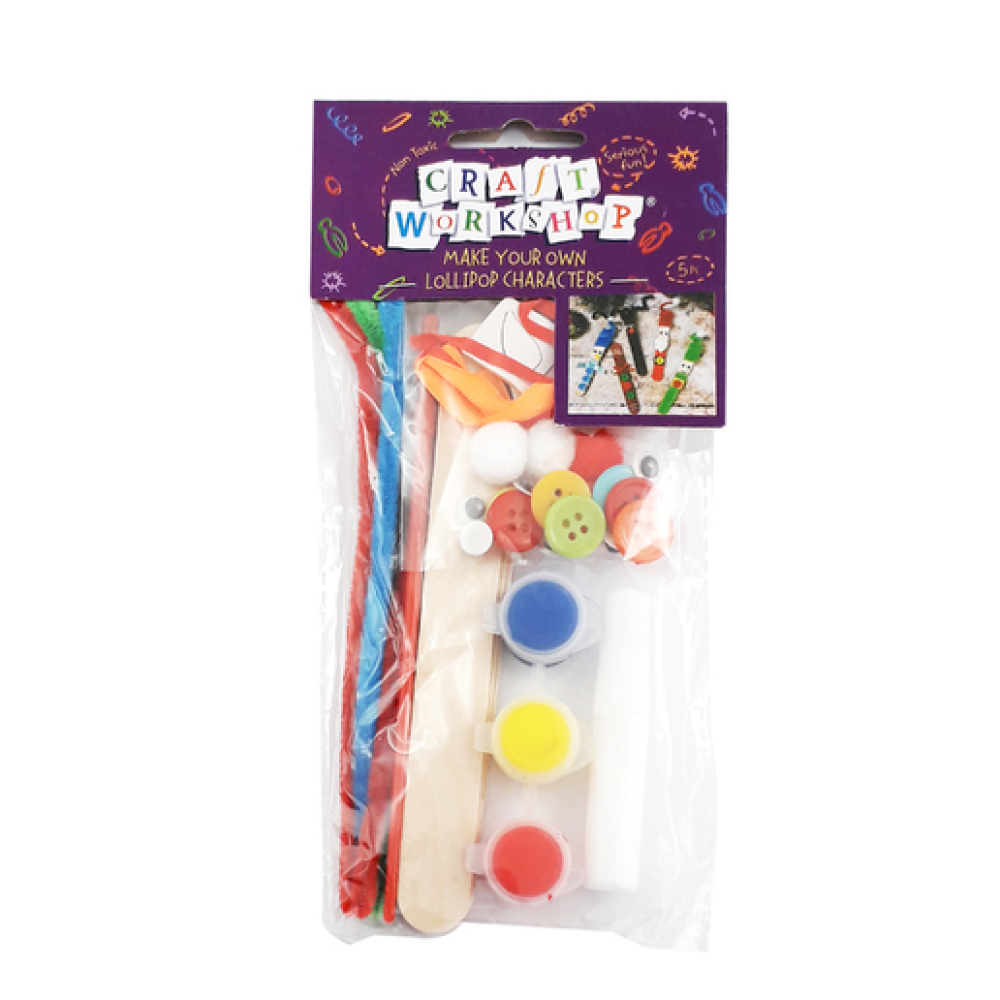 Craft MYO Lollipop Characters Set