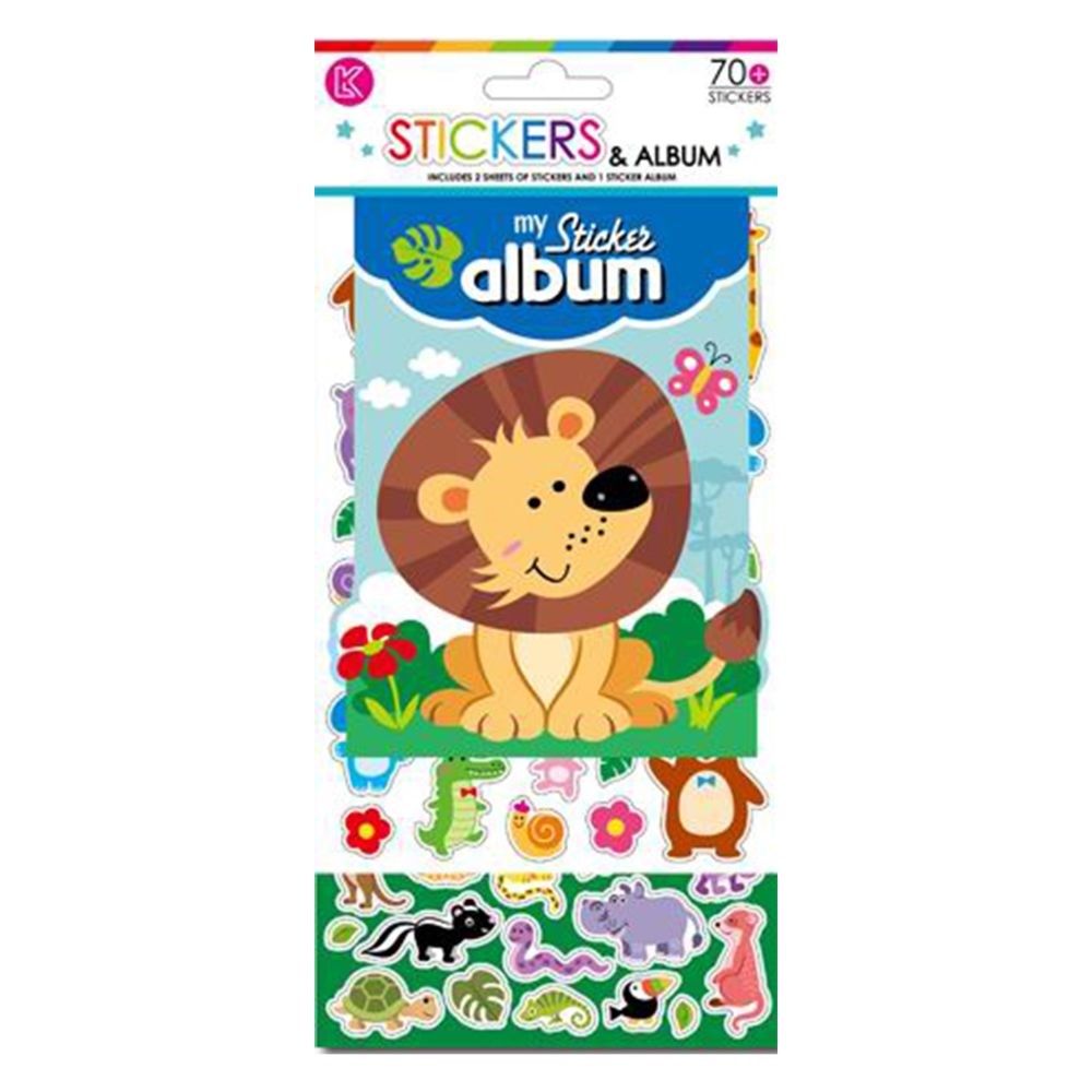 Sticker Album wild Animals