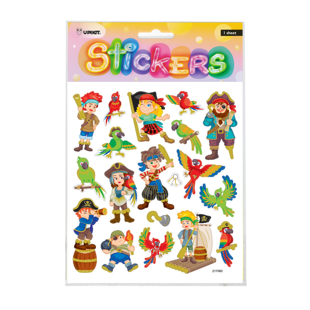 Stickers Pirates & Parrots