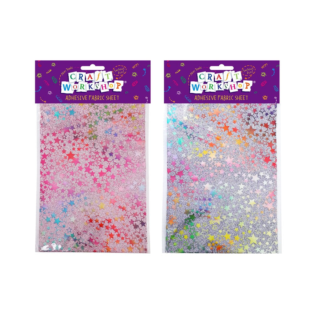 A5 Craft Adhesive Sparkle Stars Sheet