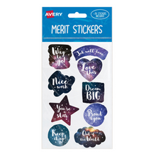 Load image into Gallery viewer, Avery Merit Stickers Cosmos 36 Pack
