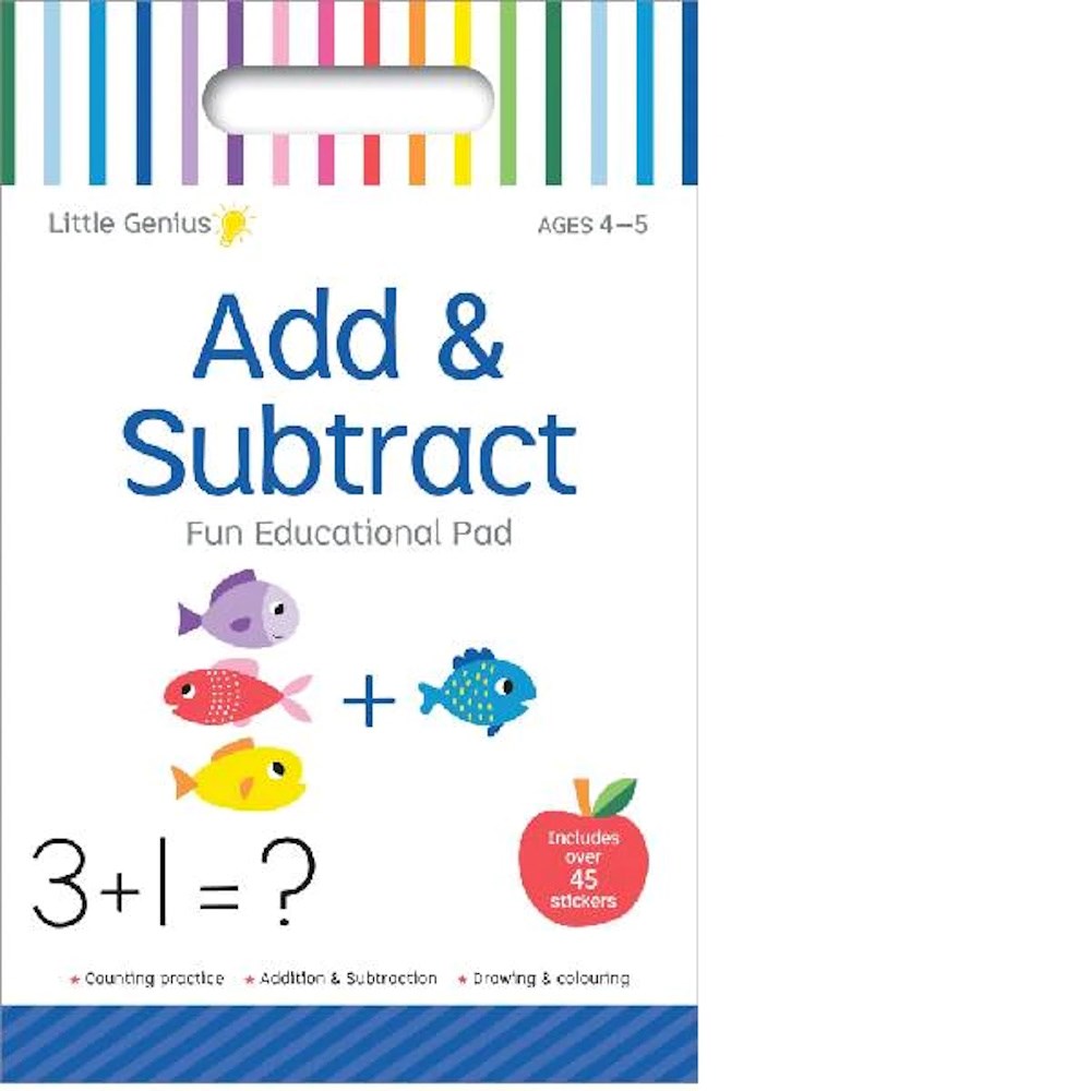 Little Genius Add & Subtract Activity Pad