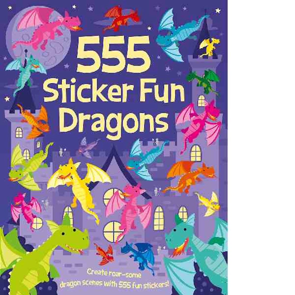 555 Sticker Fun Book Dragons