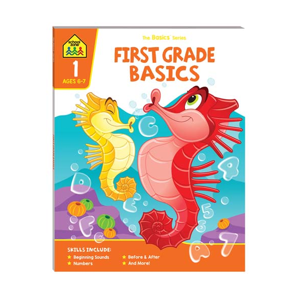 School Zone First Grade Basics Book