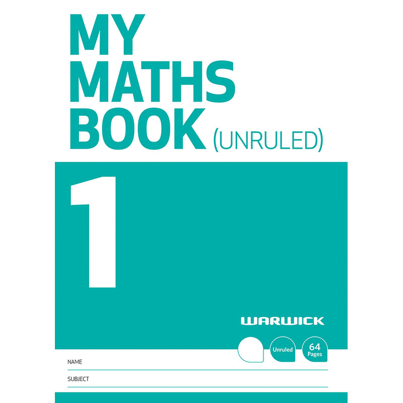 Warwick My Maths Book 1 Unruled