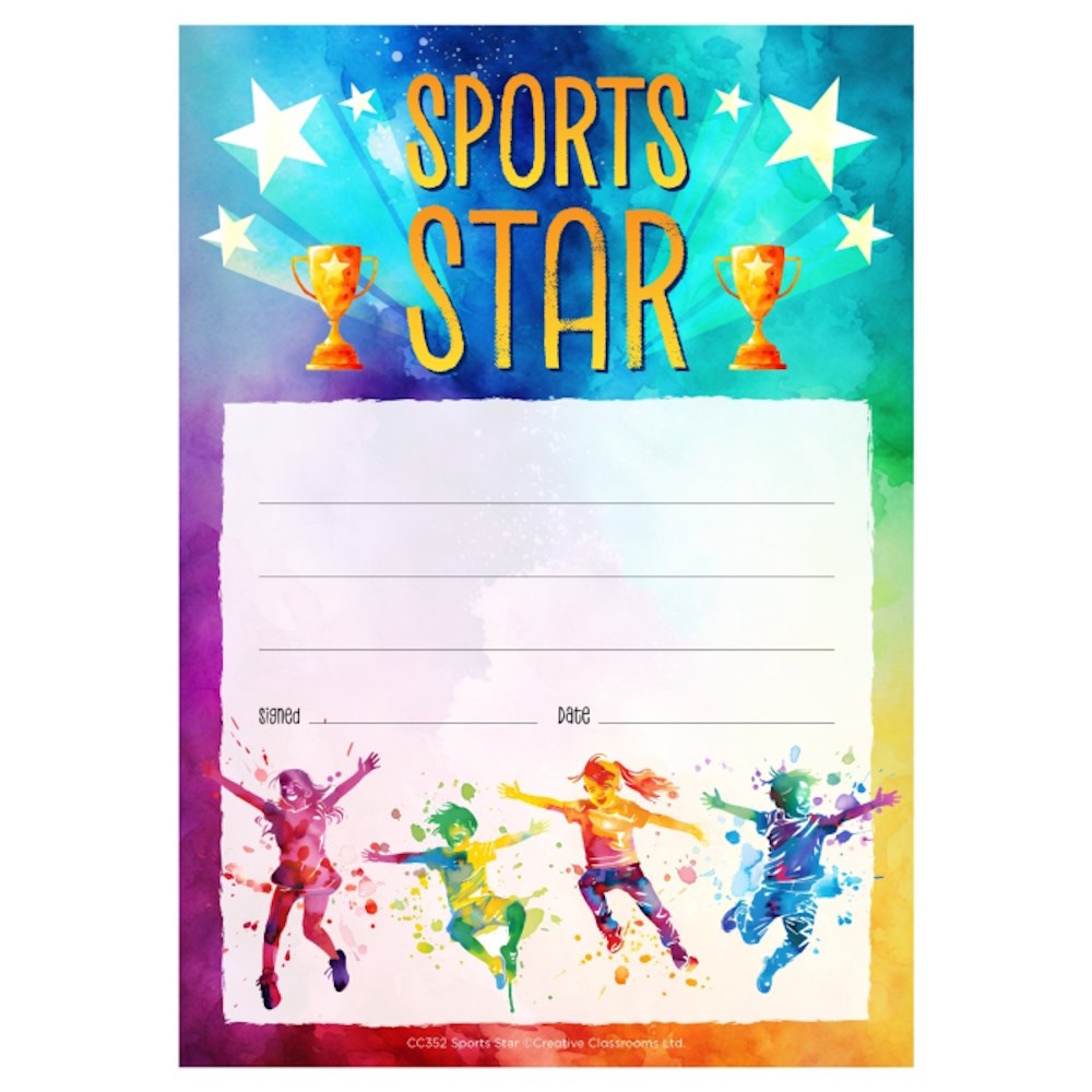 Sports Star Certificates
