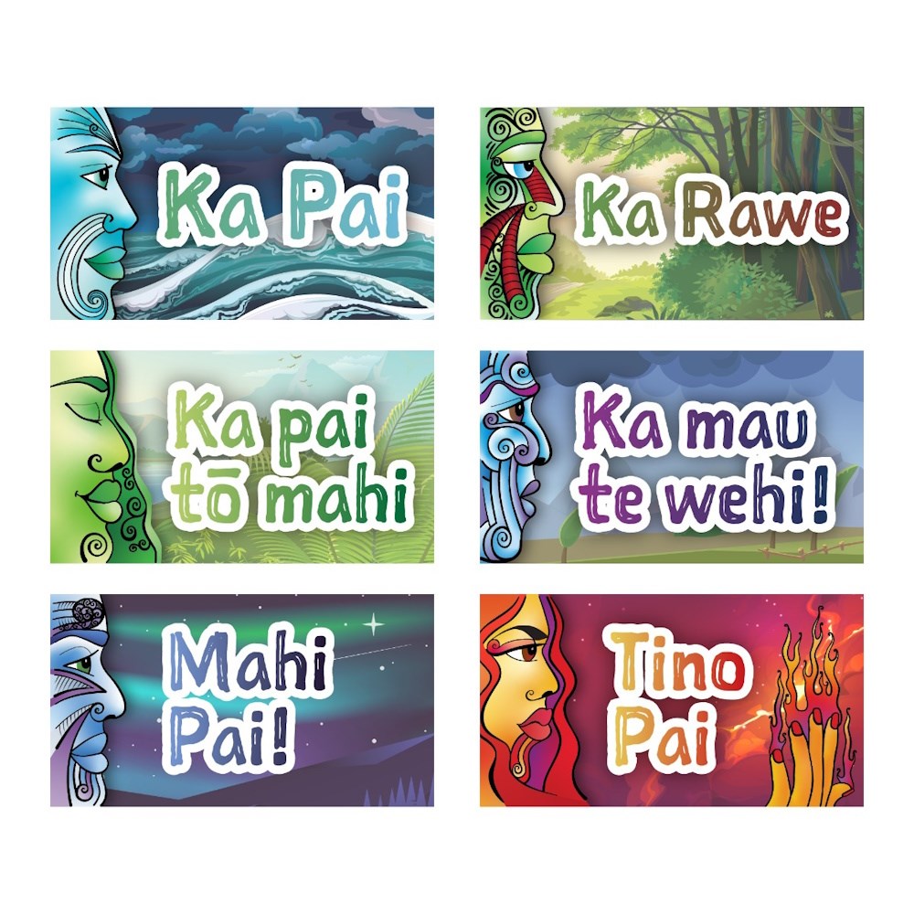 Maori Gods Reward Stickers