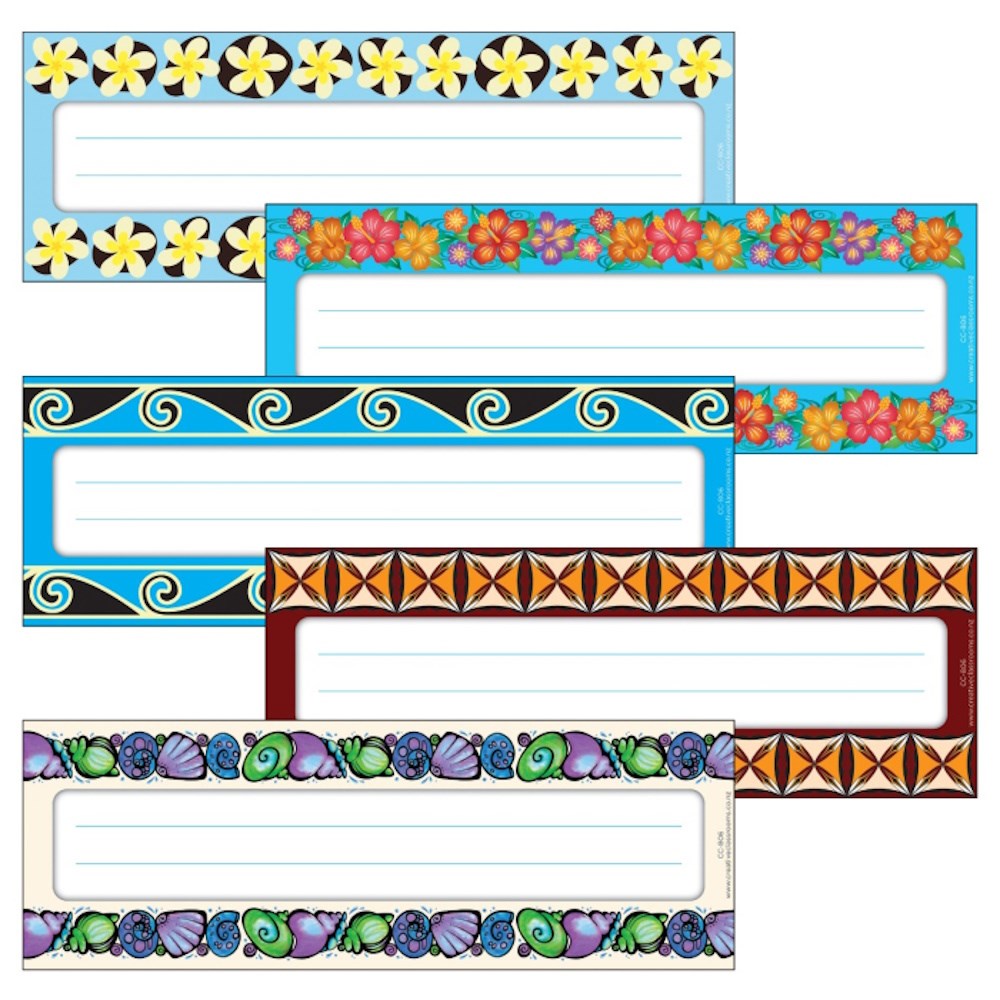 Pasifika Classrooms Labels