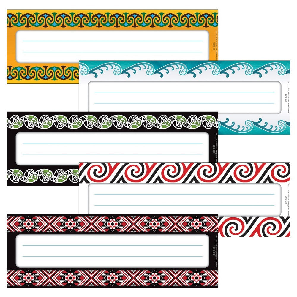 Maori Patterns 2 Classroom Labels