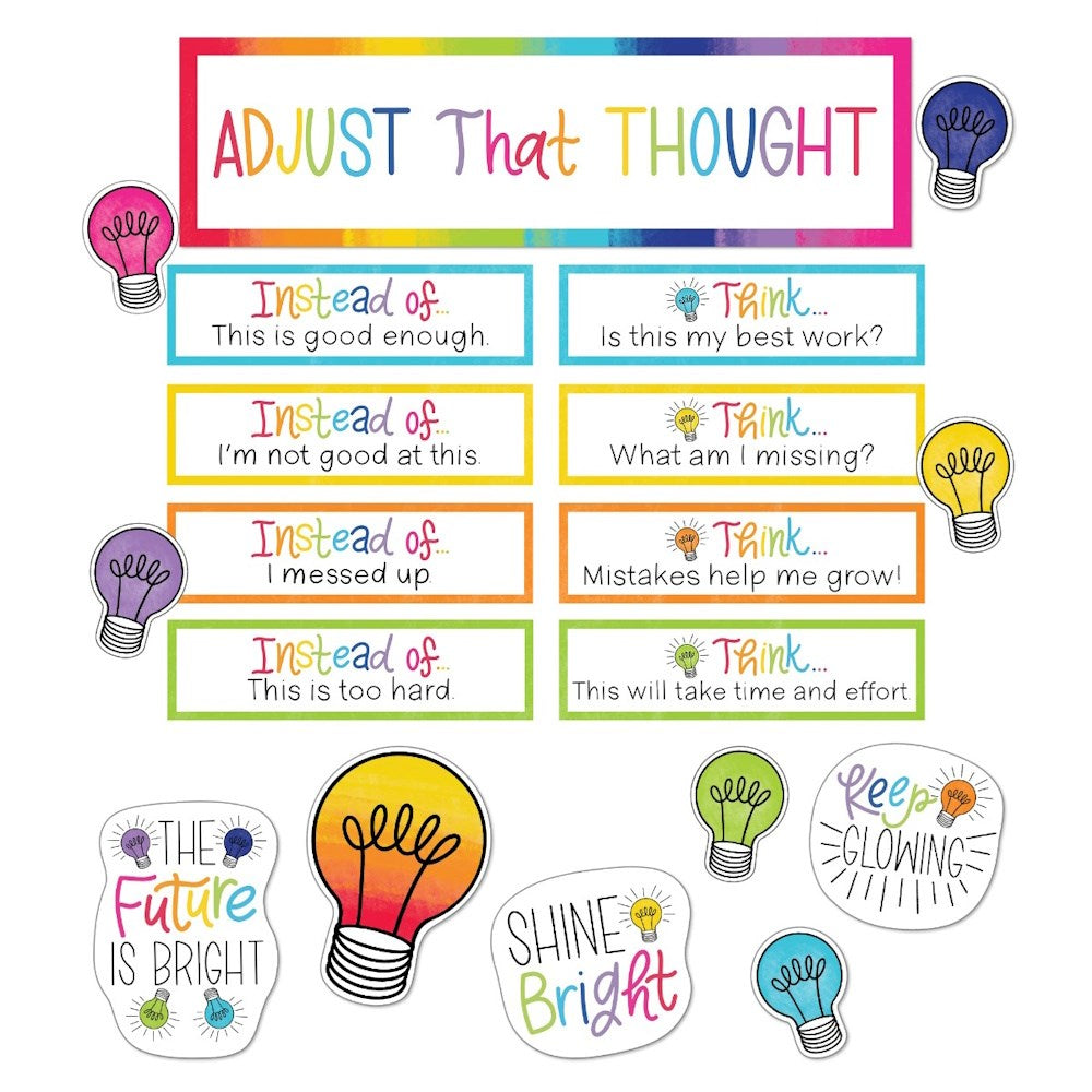 Light Bulb Moments Growth Mindset Mini Bulletin Board - D