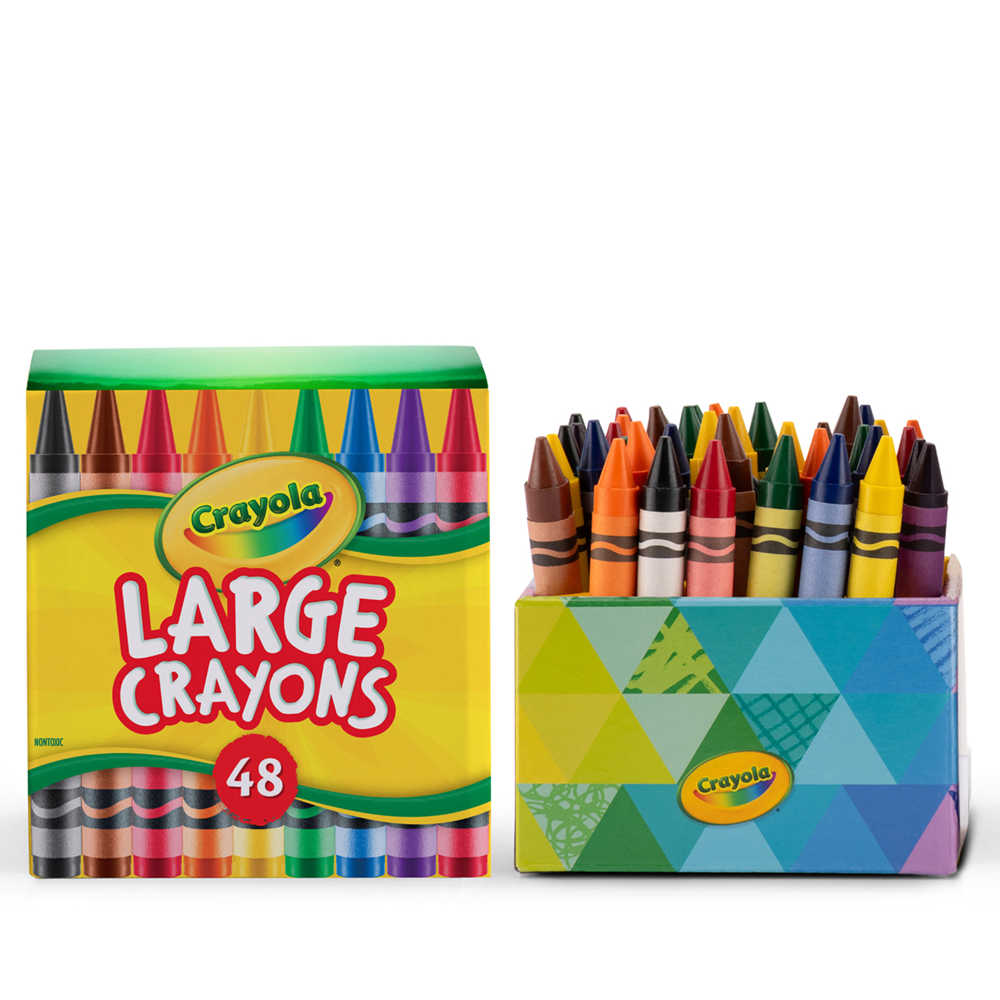 Crayola Large Crayons Desk Pack of  48