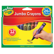 Load image into Gallery viewer, Crayola My First Jumbo Crayons 12pk
