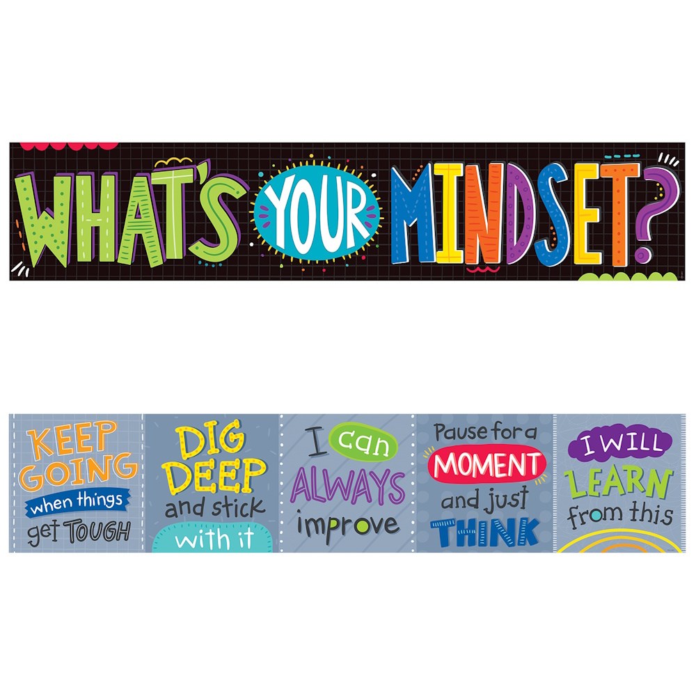 What's Your Mindset Double-Sided Banner