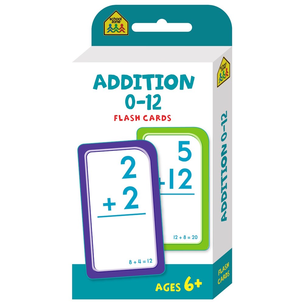 School Zone Flash Cards Addition 0-12