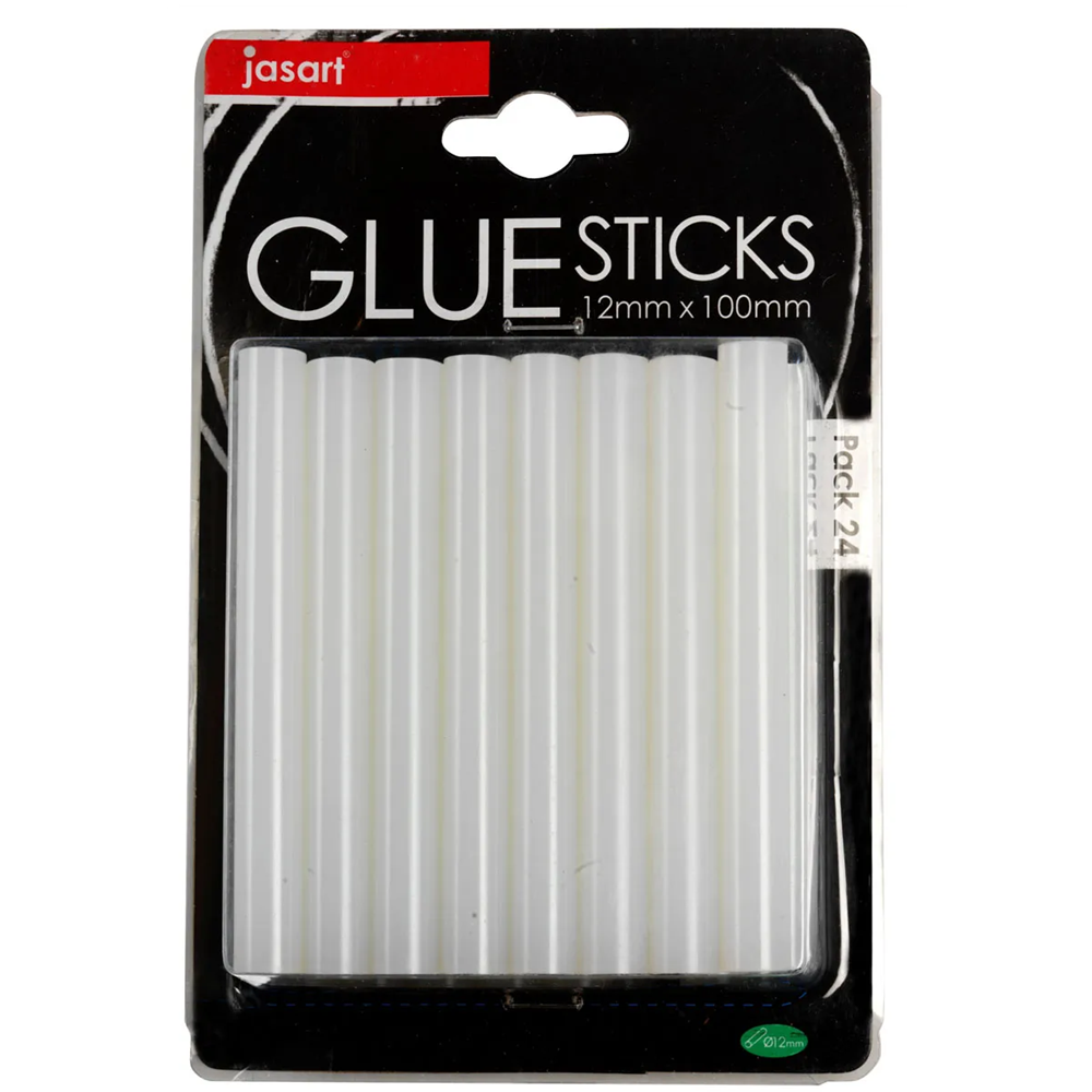 Jasart Glue Gun Sticks 12mm Pkt 24