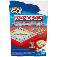 Load image into Gallery viewer, Monopoly Grab &amp; Go Travel Game
