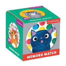 Load image into Gallery viewer, Mudpuppy Mini Memory Match Game Cat's Meow
