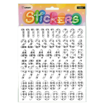 Upikit Number Laser Stickers