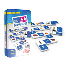 Load image into Gallery viewer, Junior Learning First Words Dominoes 28 Pieces
