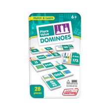 Load image into Gallery viewer, Junior Learning Place Value Dominoes 28 Pieces
