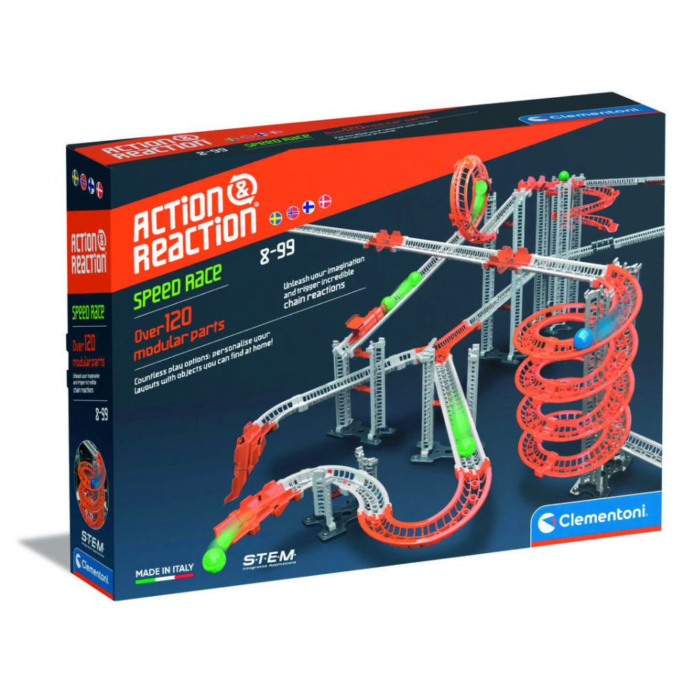 Clementoni Action & Reaction Speed Race Kit