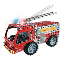 Load image into Gallery viewer, Construct It Originals Fire Rescue Tender

