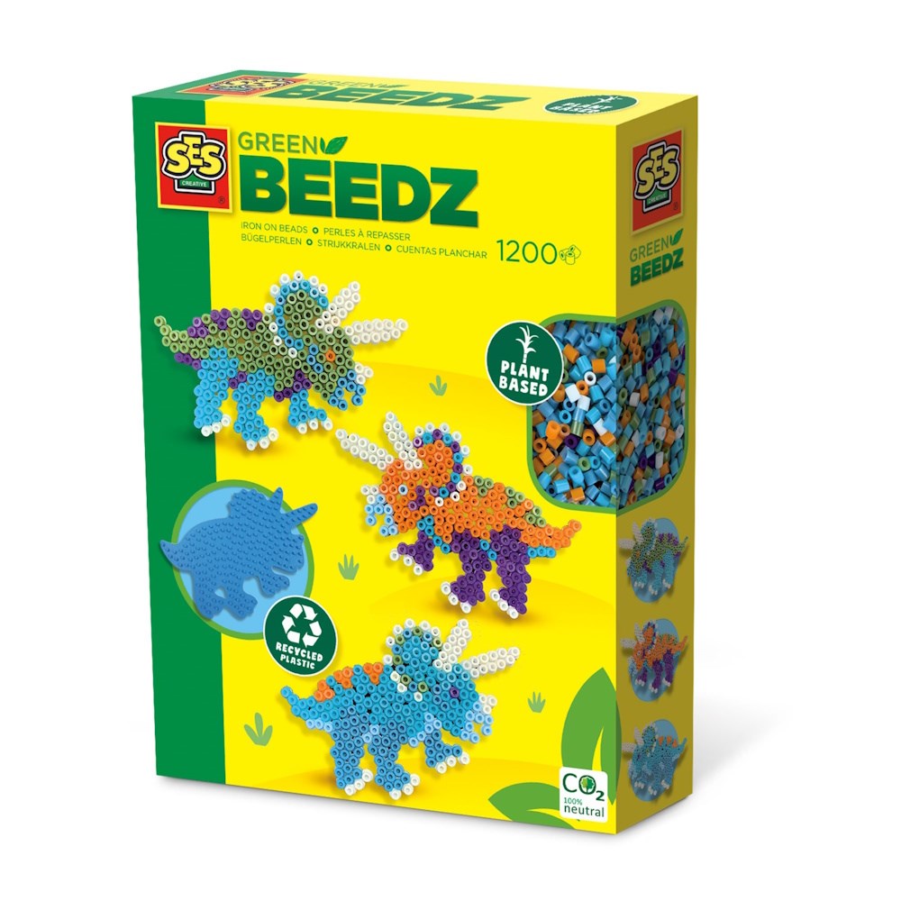 SES Green Beedz Triceratops Set