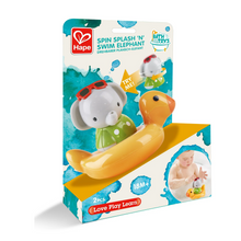 Load image into Gallery viewer, Hape Spin Splash n Swim Elephant
