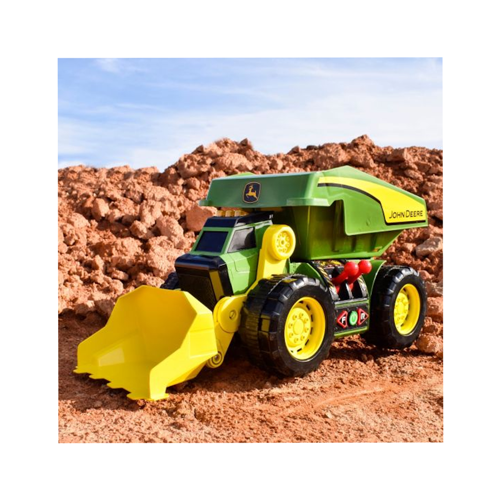 John Deere 2 in 1 Motorised Dig Rig – The School Shop NZ