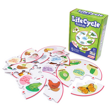 Load image into Gallery viewer, Junior Learning Life Cycle Puzzles 27 Pieces
