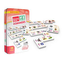 Load image into Gallery viewer, Junior Learning Rhyming Words Dominoes
