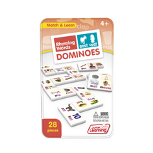 Load image into Gallery viewer, Junior Learning Rhyming Words Dominoes
