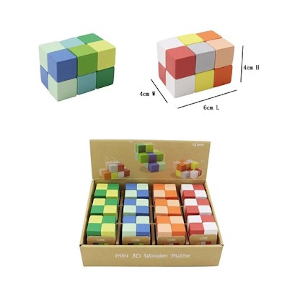 Wooden Mini 3D Puzzle