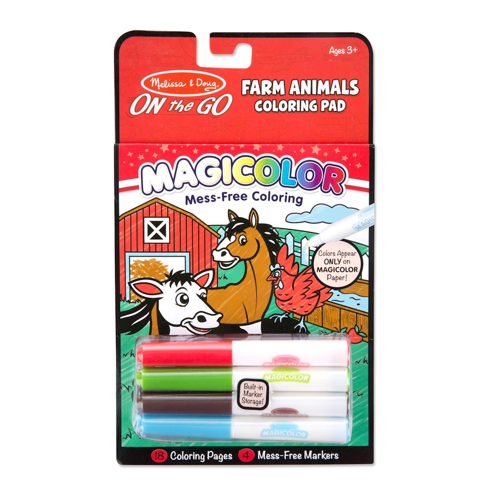 Melissa & Doug Magicolor Colouring Pad Farm Animals