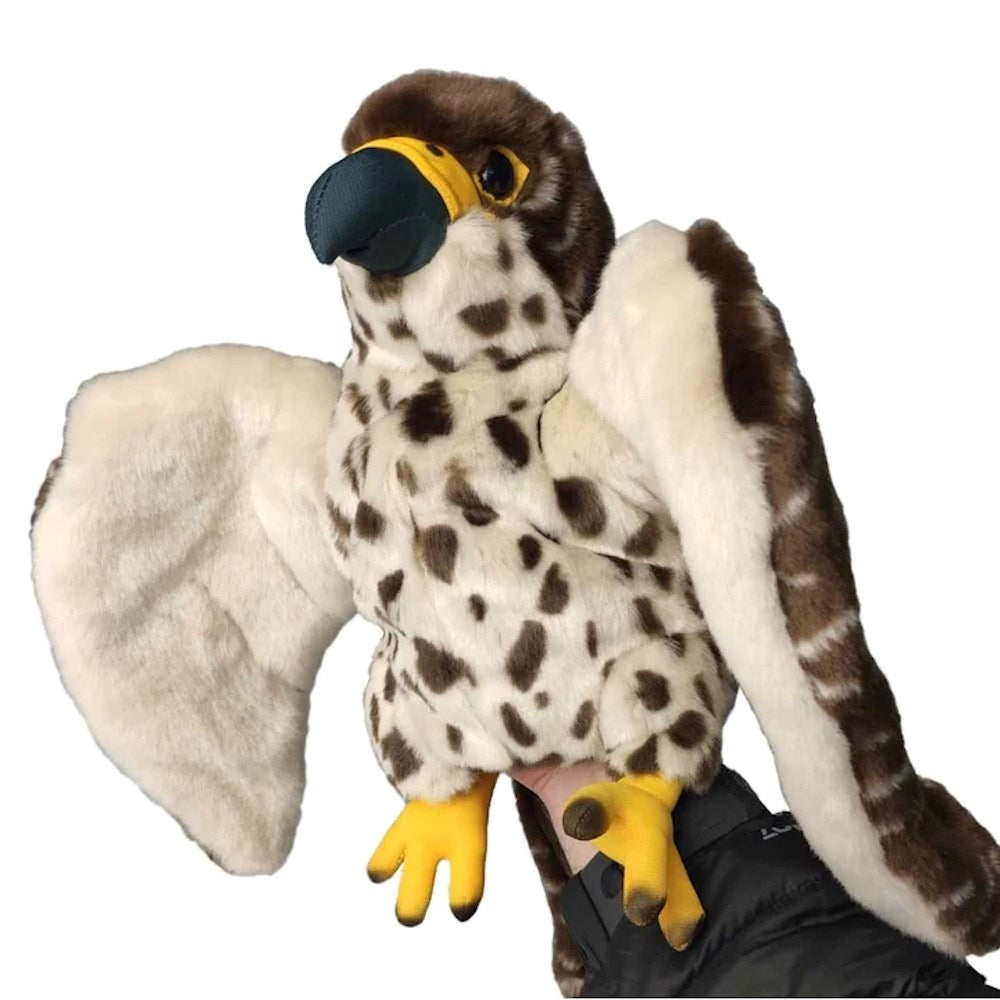 NZ Birds Hand Puppet Falcon with Sound  and Wings