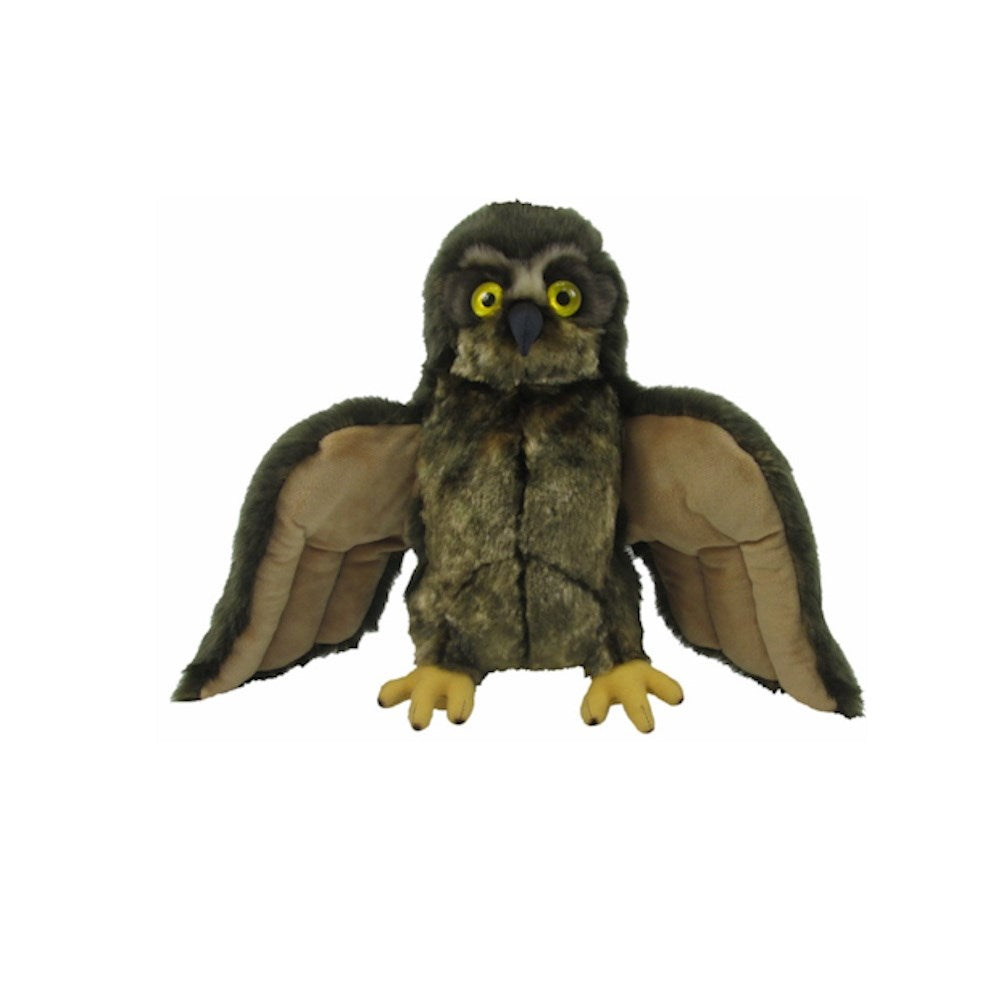 NZ Birds Hand Puppet Morepork with Sounds and Wings