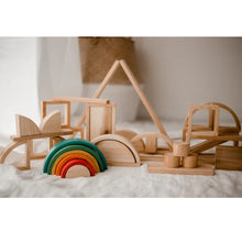 Load image into Gallery viewer, Q Toys Wooden Hollow Block Set of 40
